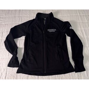 The North Face Full Zip‎ Jacket Softshell Anderson Tuftex Black Size Small